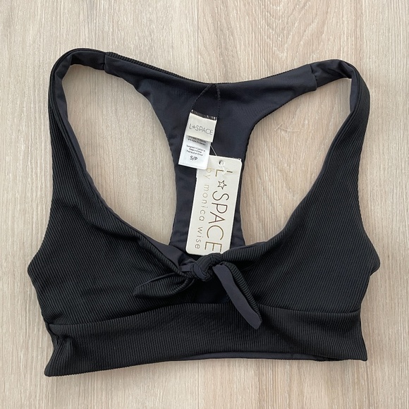 L*Space Tara Racerback Ribbed Bikini Top - Picture 4 of 6